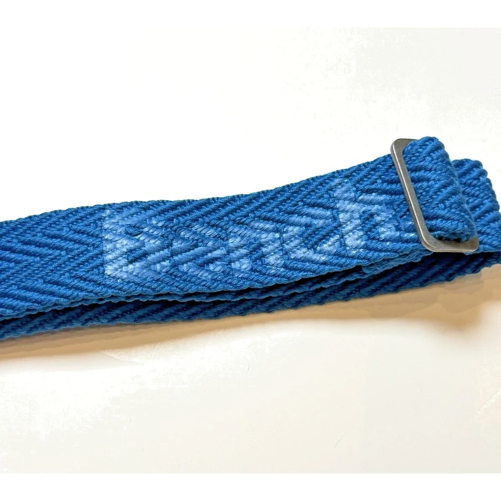 Bench Woven‎ Logo Belt Casual Adjustable Blue Mens Womens Unisex NWT